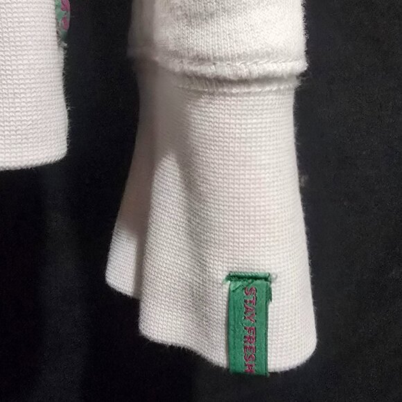 Scotch & Soda Amsterdam FOREVER SUMMER Embroidered Sweatshirt - White - Sz M* - Picture 2 of 5